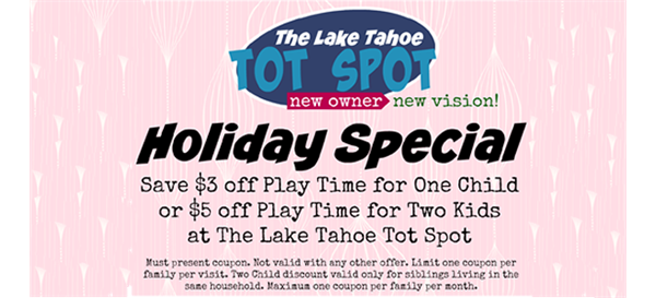 Tot Spot Holiday special coupon