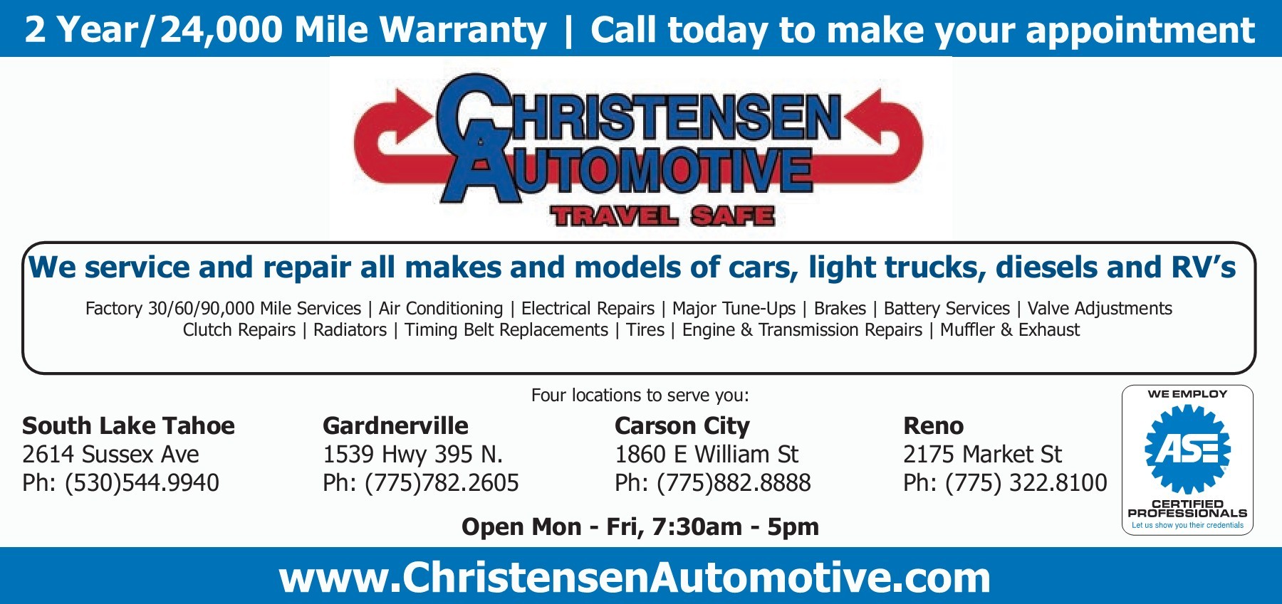 Christensen Automotive Travel Cafe