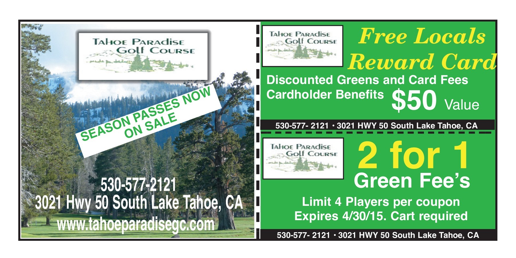 Tahoe Paradise Golf Course