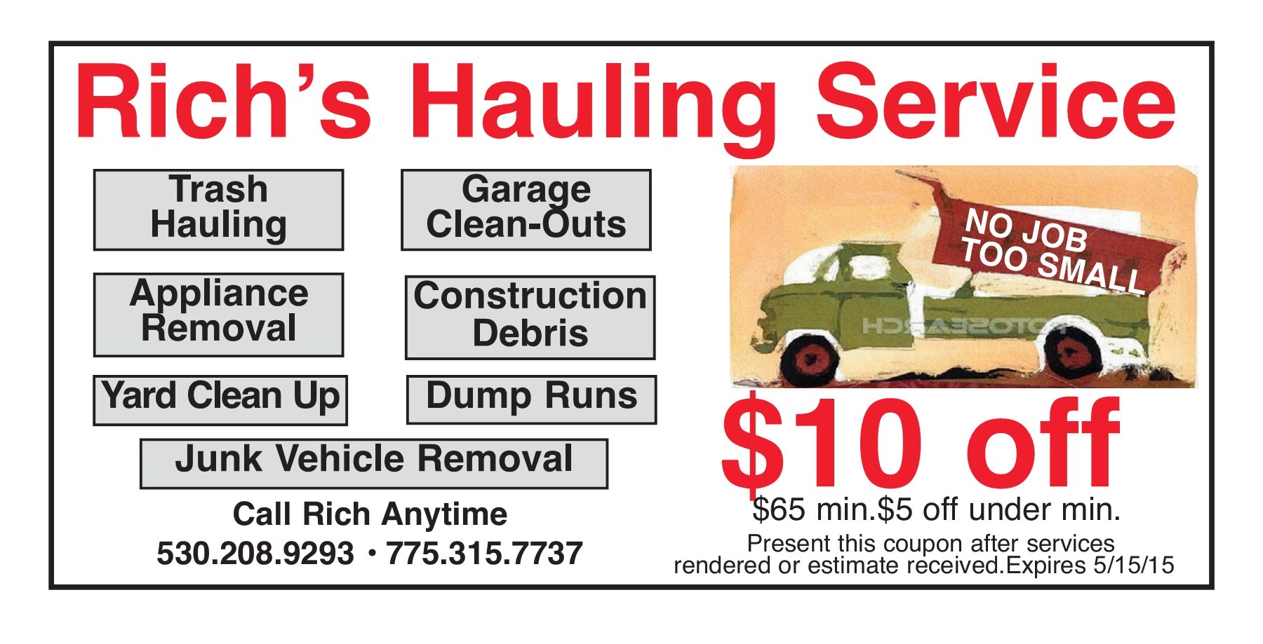 Rich's Hauling Service