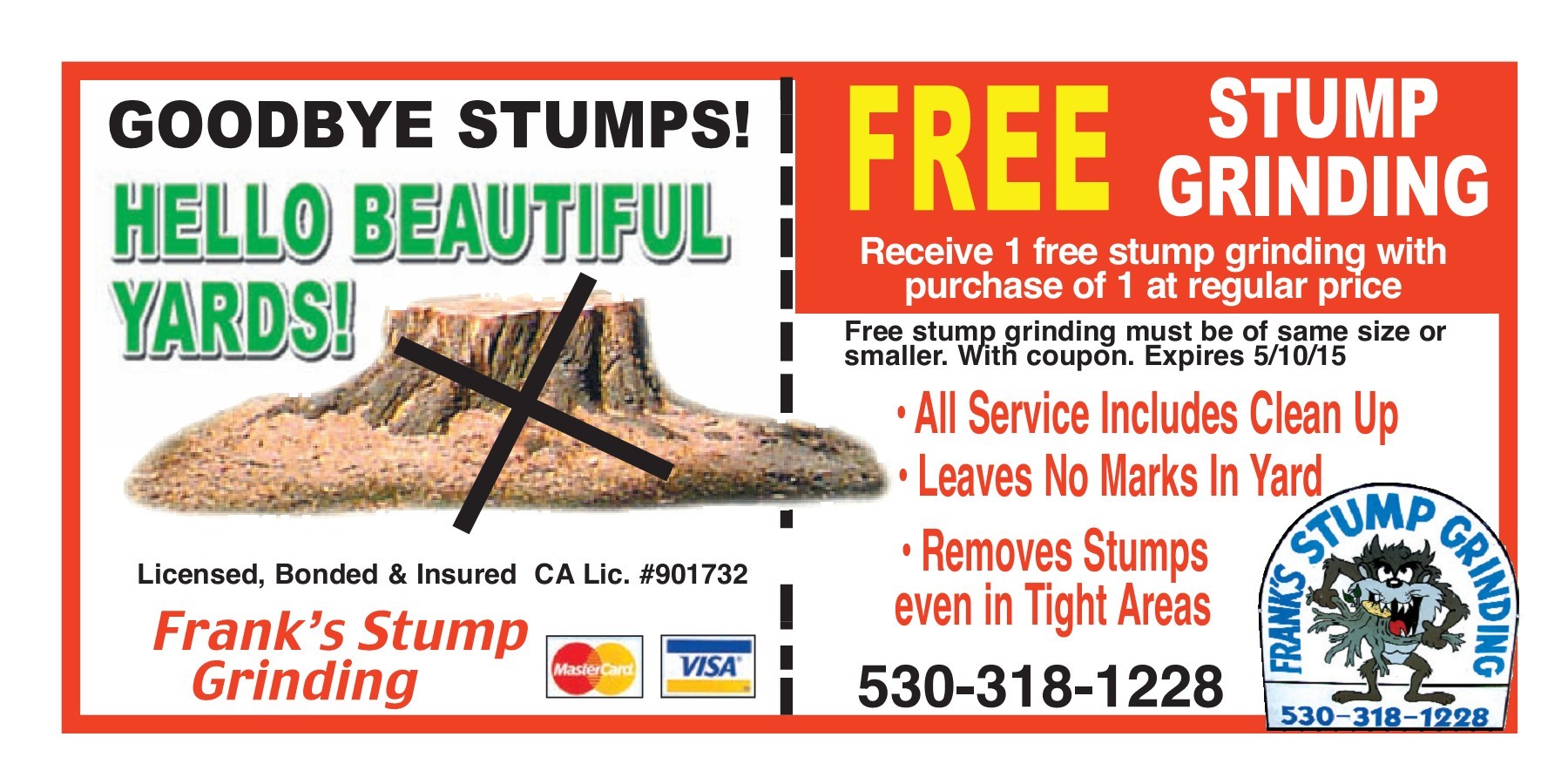 Stump Grinding Free