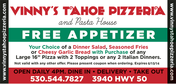 Vinny's Tahoe Pizzeria & Pasta House